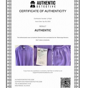 Authentic Balenciaga Women’s Shirts Loose